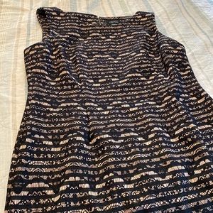 Tahari lace detailed dress